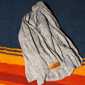 Wild Bird Blue Linen Sling